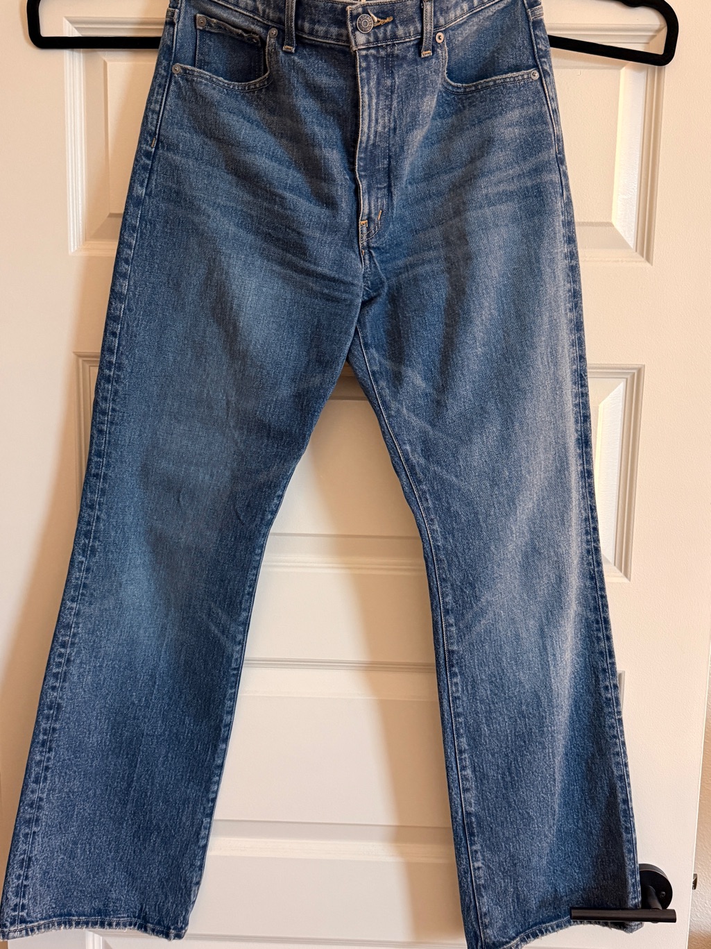 Madewell Boot-Cut Jeans In Medium Blue Wash